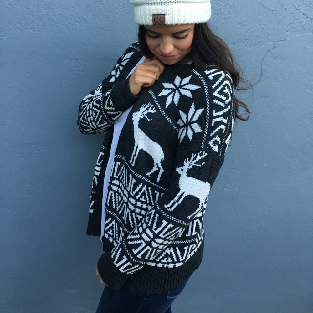 Fair isle cardigan